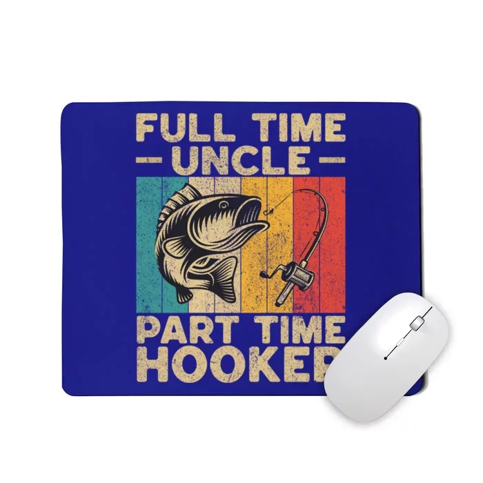 Funny Vintage Fishing Uncle Jokes Fisher Cute Gift Mousepad