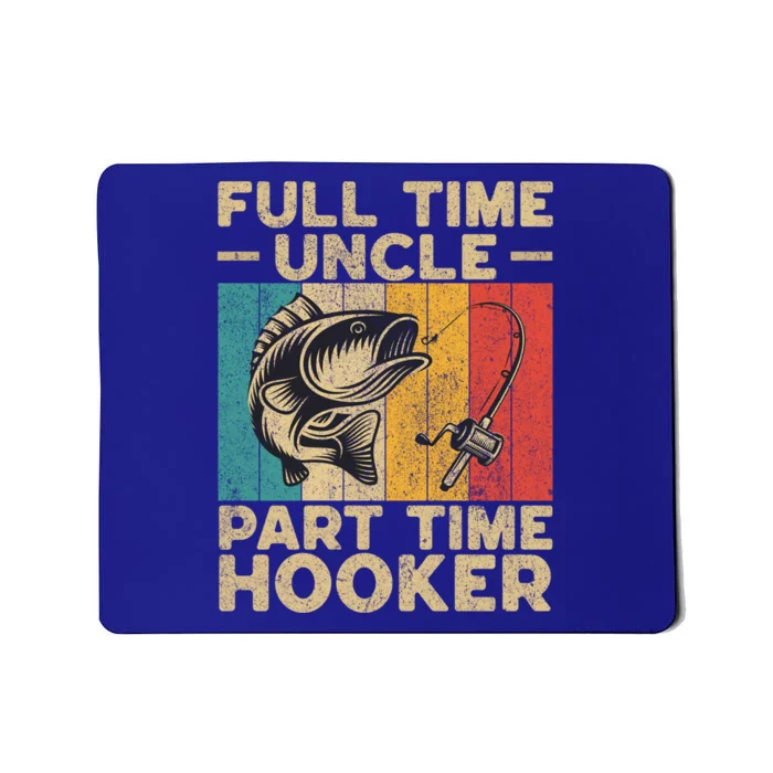 Funny Vintage Fishing Uncle Jokes Fisher Cute Gift Mousepad