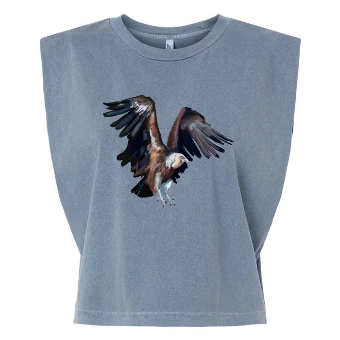 Flying Vulture Garment-Dyed Women's Muscle Tee