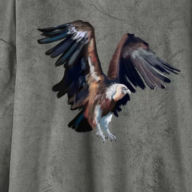 Flying Vulture Hooded Wearable Blanket