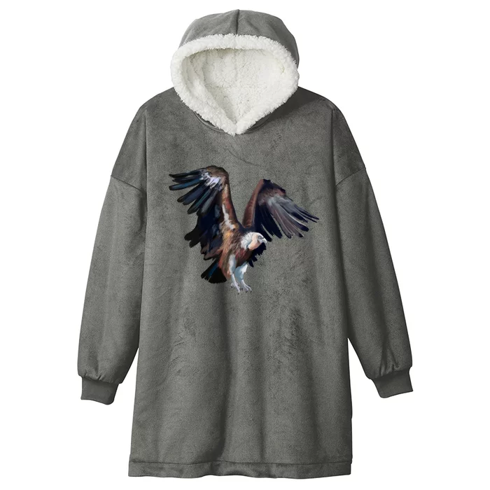 Flying Vulture Hooded Wearable Blanket