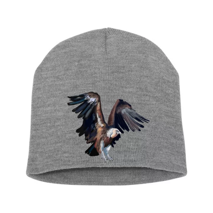 Flying Vulture Short Acrylic Beanie