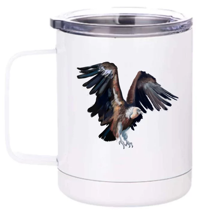 Flying Vulture Front & Back 12oz Stainless Steel Tumbler Cup