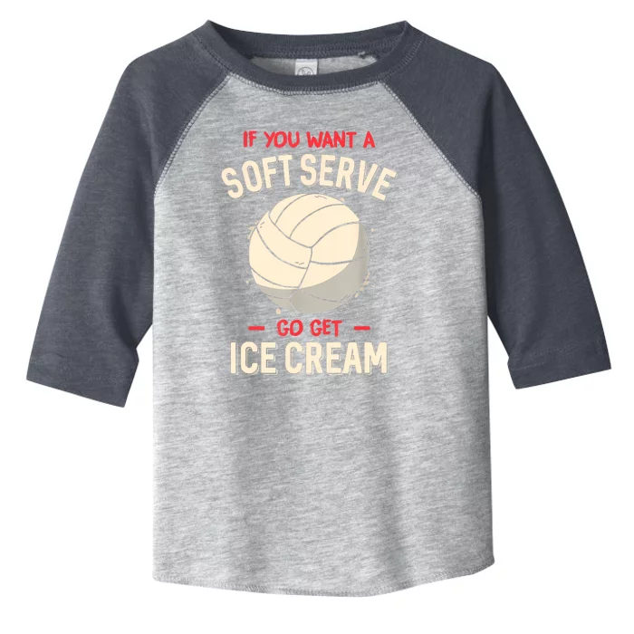 Funny Volleyball Toddler Fine Jersey T-Shirt