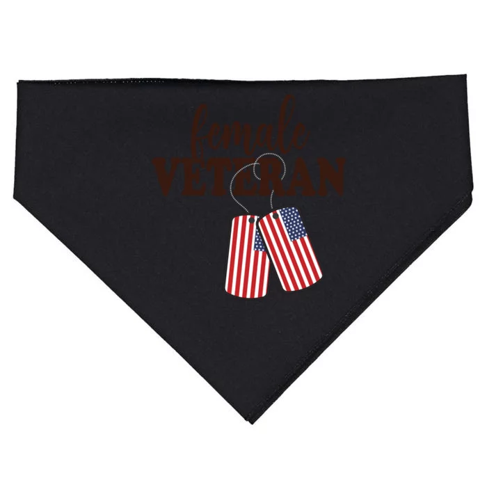 Female Veteran USA-Made Doggie Bandana