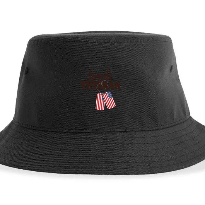 Female Veteran Sustainable Bucket Hat