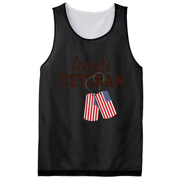 Female Veteran Mesh Reversible Basketball Jersey Tank