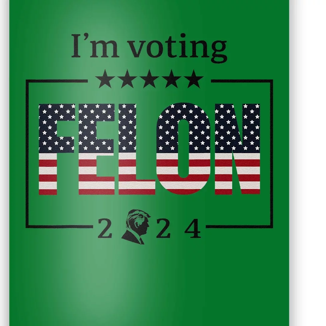 FeloniM Voting Felon 2024 Funny Trump Poster