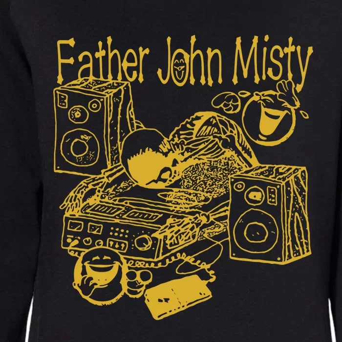 Favorite Vegetable Father John Misty Womens California Wash Sweatshirt