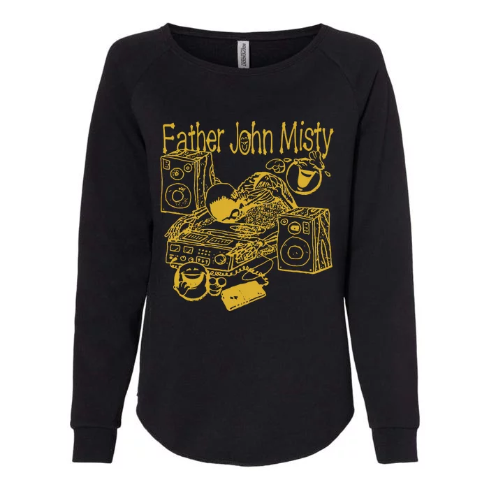 Favorite Vegetable Father John Misty Womens California Wash Sweatshirt