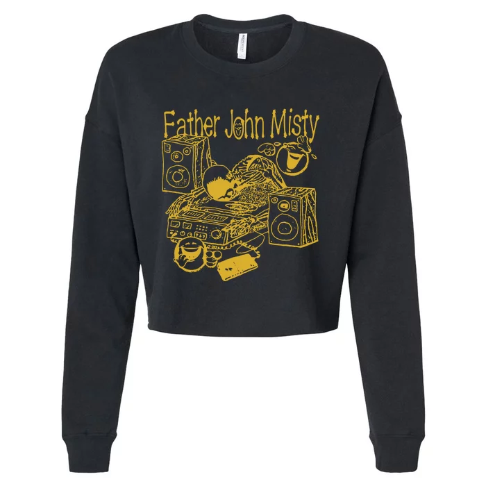 Favorite Vegetable Father John Misty Cropped Pullover Crew