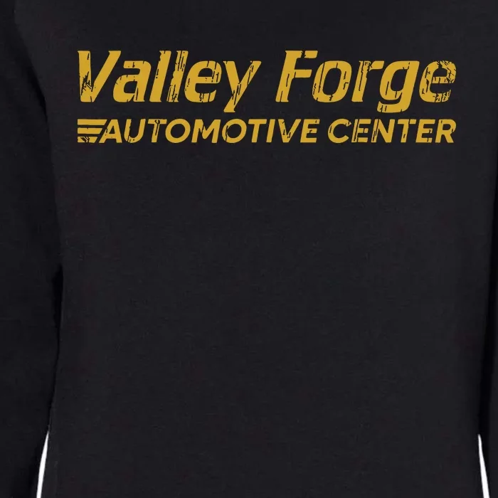 Funny Valley Forge Automotive Distressed Look Womens California Wash Sweatshirt