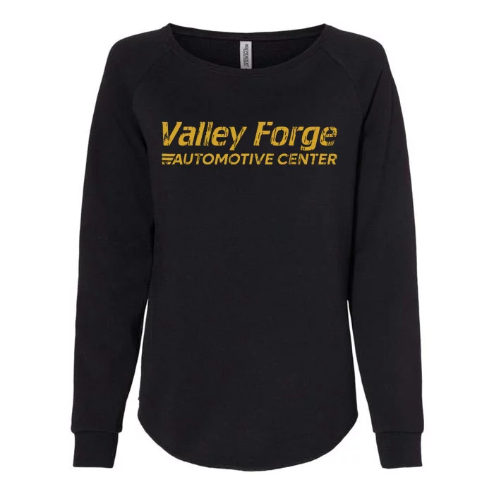 Funny Valley Forge Automotive Distressed Look Womens California Wash Sweatshirt