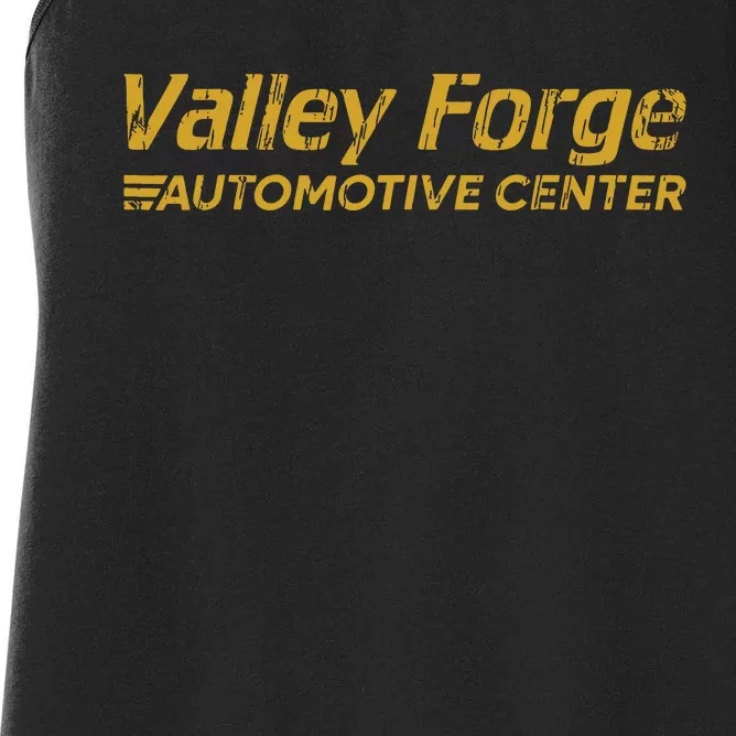 Funny Valley Forge Automotive Distressed Look Women's Racerback Tank