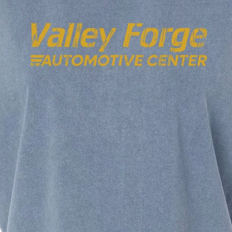 Funny Valley Forge Automotive Distressed Look Garment-Dyed Women's Muscle Tee