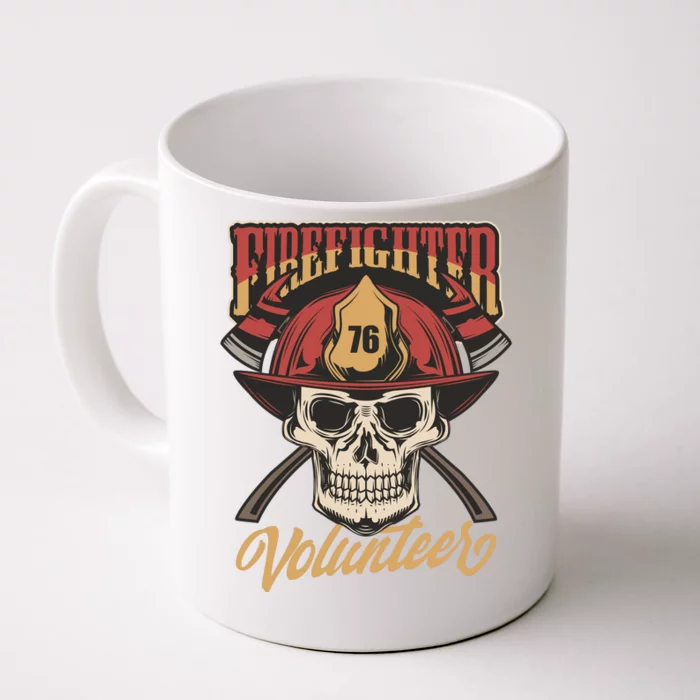 Firefighter Volunteer Front & Back Coffee Mug