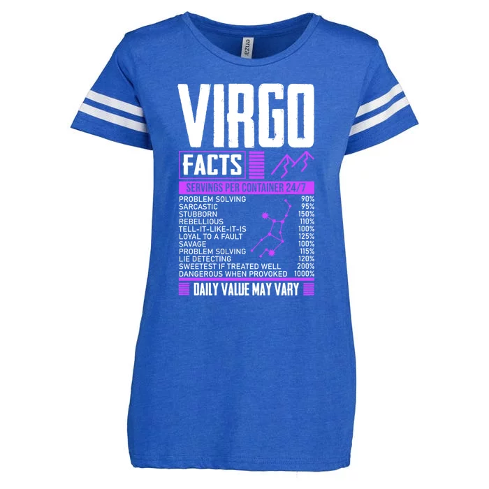 Funny Virgo Facts Virgo Virgo Sign Virgo Traits Funny Gift Enza Ladies Jersey Football T-Shirt