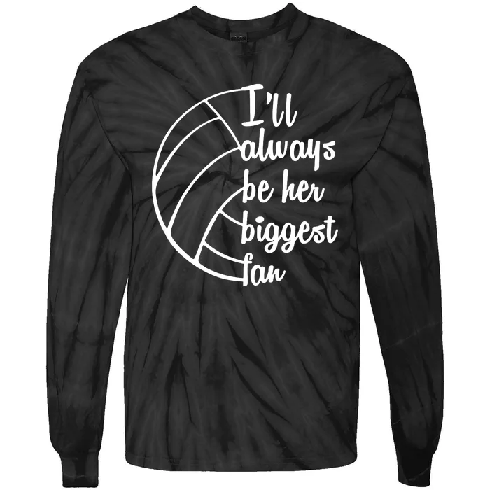 Funny Volleyball For Women Mom Dad Coach Volleyball Lovers Tie-Dye Long Sleeve Shirt