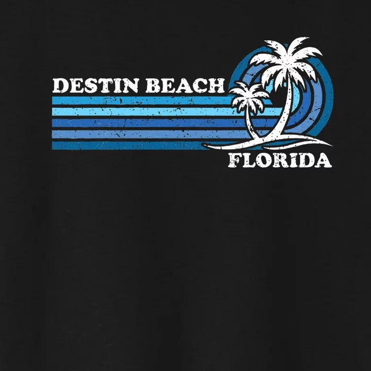 Family Vacation Florida Destin Beach Women's Crop Top Tee