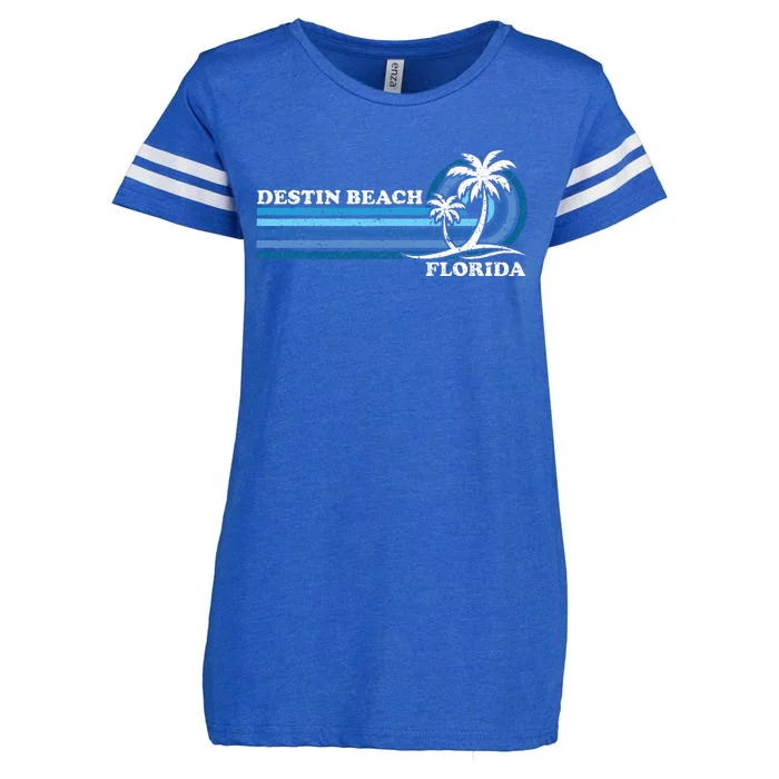 Family Vacation Florida Destin Beach Enza Ladies Jersey Football T-Shirt