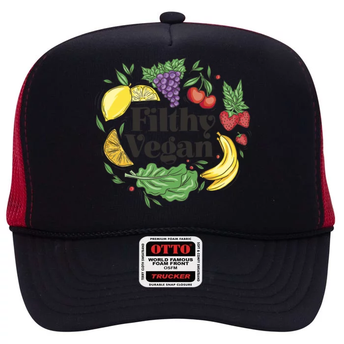 Filthy Vegan High Crown Mesh Trucker Hat