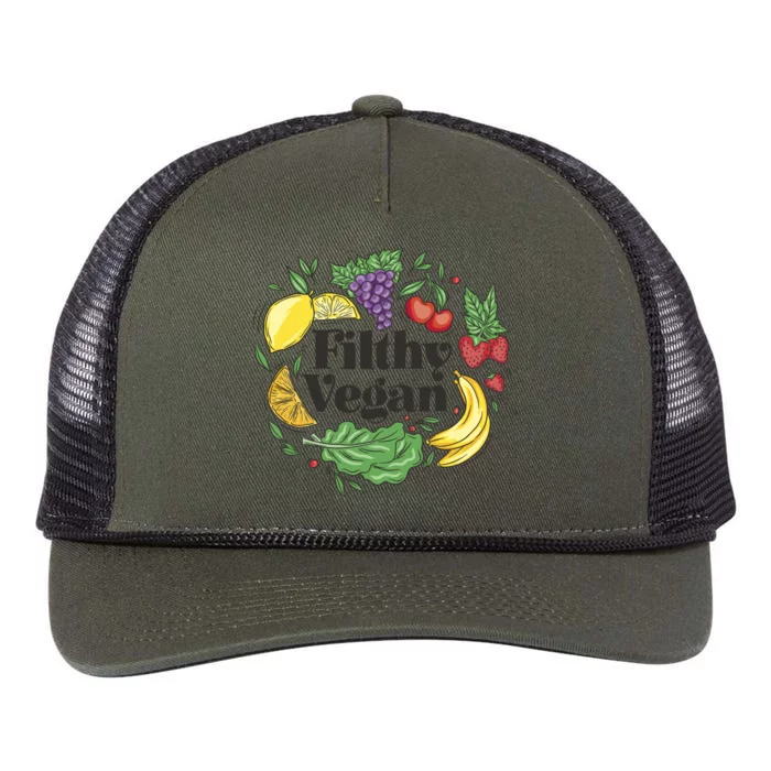 Filthy Vegan Retro Rope Trucker Hat Cap