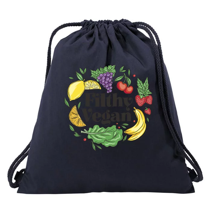 Filthy Vegan Drawstring Bag