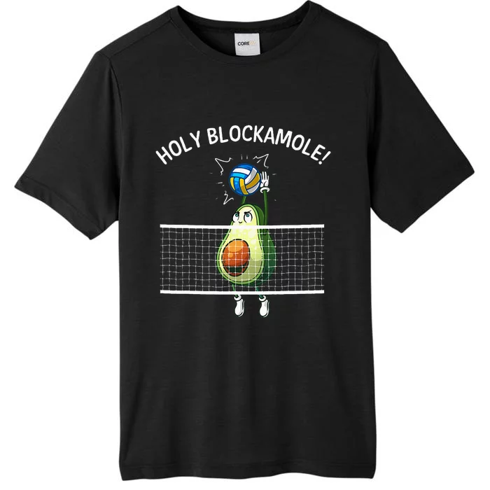 Funny Volleyball For Women Holy Guacamole Player Blocker ChromaSoft Performance T-Shirt