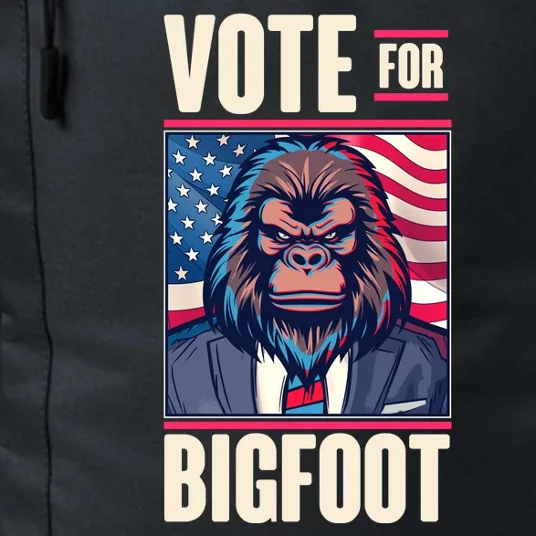 Funny Vote For Bigfoot 2024 Election Daily Commute Backpack