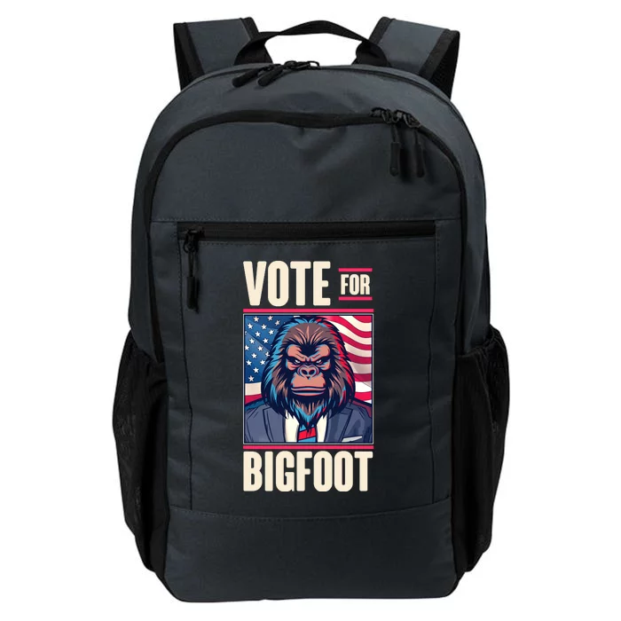 Funny Vote For Bigfoot 2024 Election Daily Commute Backpack