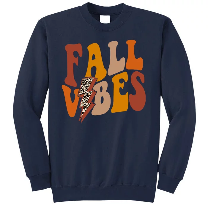 Fall Vibes Fall Season Lighting Bolt Tall Sweatshirt