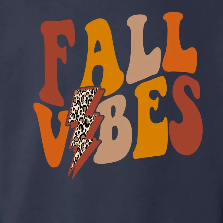 Fall Vibes Fall Season Lighting Bolt Toddler Hoodie