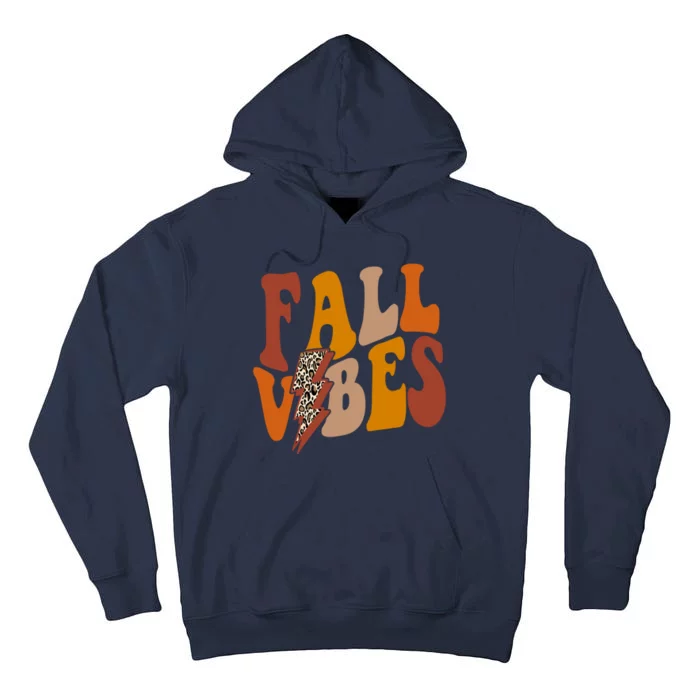 Fall Vibes Fall Season Lighting Bolt Tall Hoodie