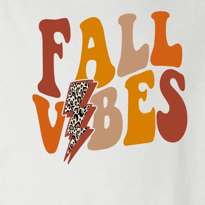 Fall Vibes Fall Season Lighting Bolt Toddler Long Sleeve Shirt