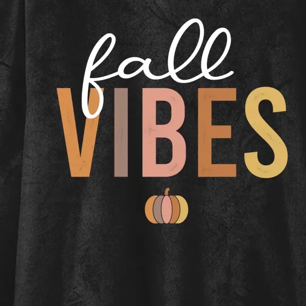 Fall Vibes Hooded Wearable Blanket