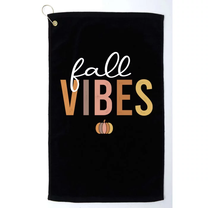 Fall Vibes Platinum Collection Golf Towel