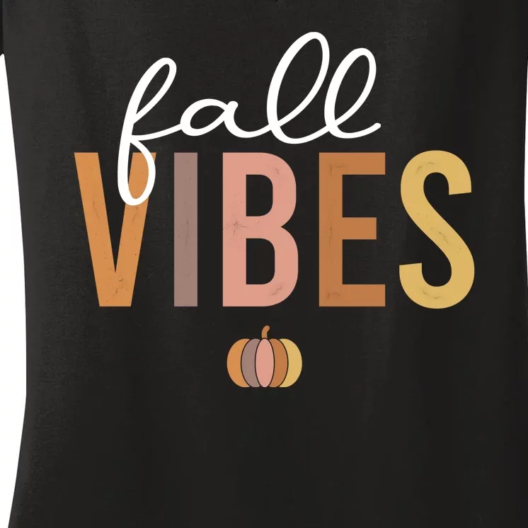 Fall Vibes Women's V-Neck T-Shirt