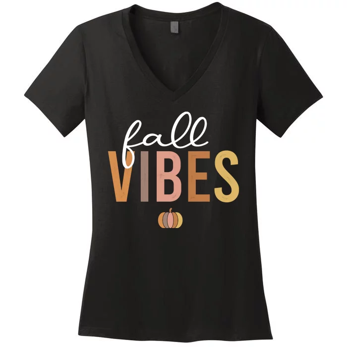 Fall Vibes Women's V-Neck T-Shirt