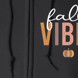 Fall Vibes Full Zip Hoodie