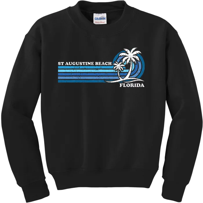 Family Vacation Florida St. Augustine Beach Kids Sweatshirt