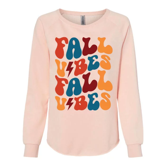 Fall Vibes Womens California Wash Sweatshirt