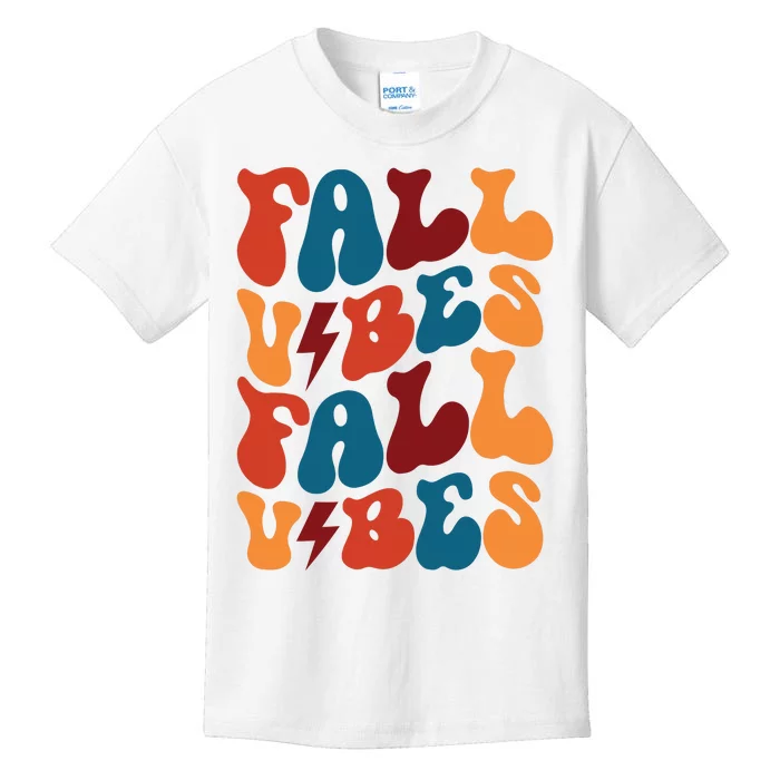 Fall Vibes Kids T-Shirt