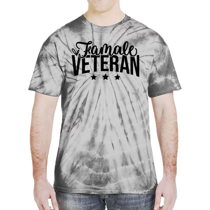 Female Veteran Tie-Dye T-Shirt