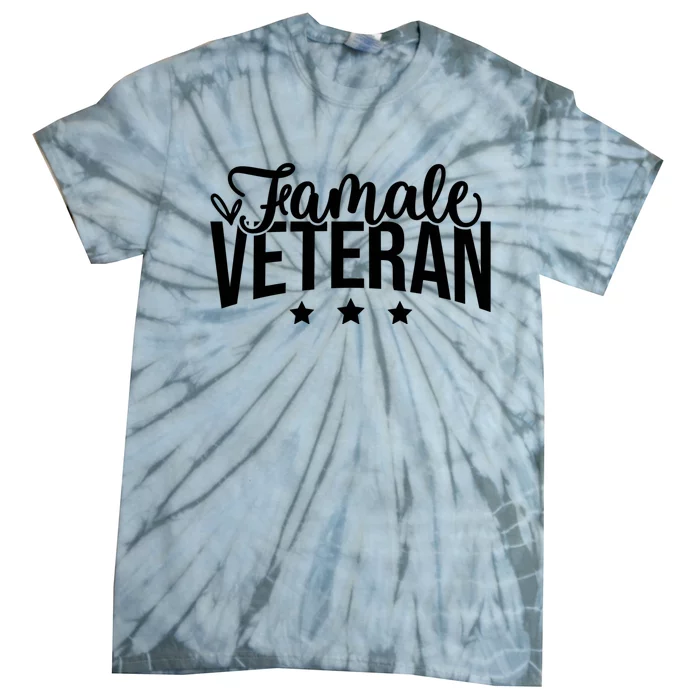 Female Veteran Tie-Dye T-Shirt