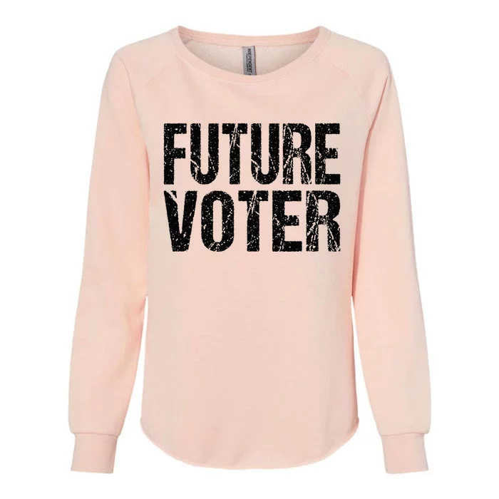 Future Voter Womens California Wash Sweatshirt