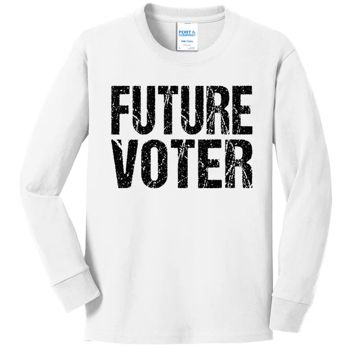 Future Voter Kids Long Sleeve Shirt