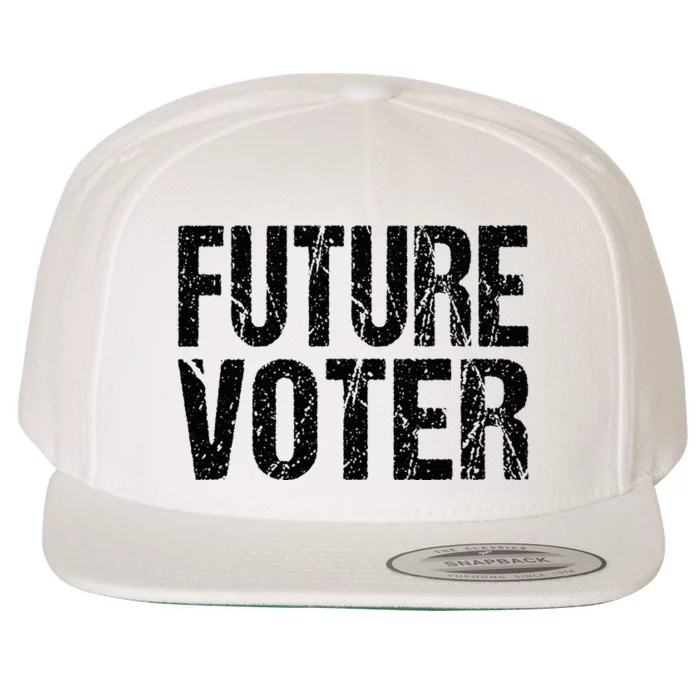 Future Voter Wool Snapback Cap