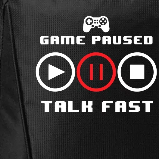 Funny Video Game For Men Women Video Gaming Player Gamer City Backpack