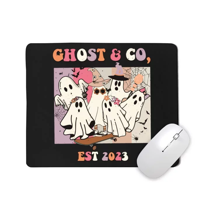 Funny Vintage Ghosts & Co Halloween Ghost Mousepad