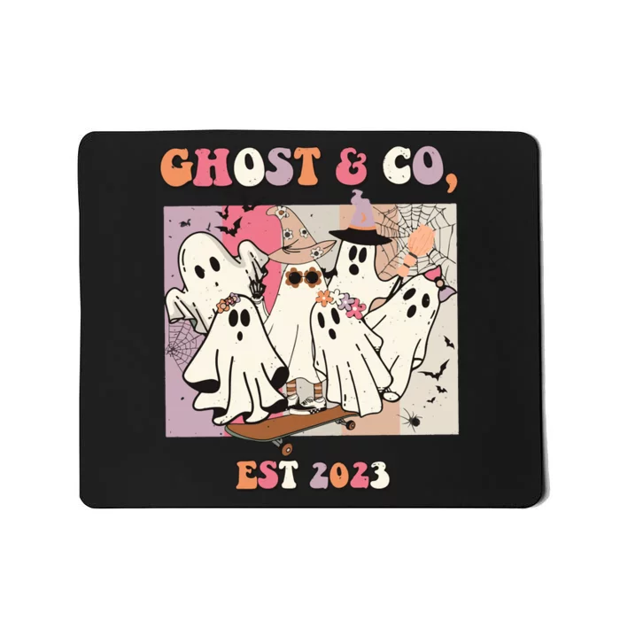 Funny Vintage Ghosts & Co Halloween Ghost Mousepad